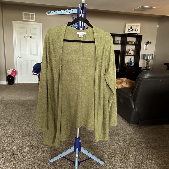 Coldwater Creek Sweaters - Coldwater Creek olive green Cardigan Size XL